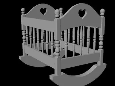  Lullaby bed 3D model