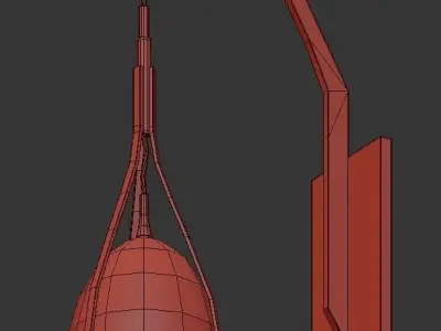 Black Cat Sconce 3D model