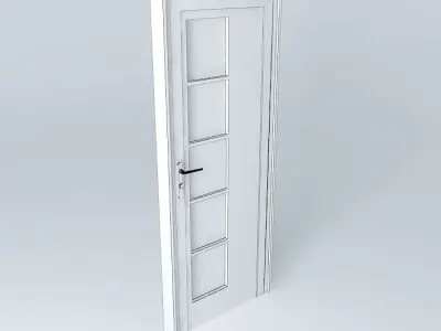 Door with frame Free 3D model purchase