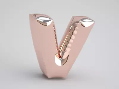 V Balloon Copper 3D model