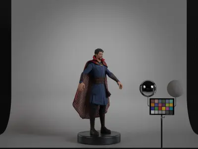 Doctor Strange Low-poly 3D model