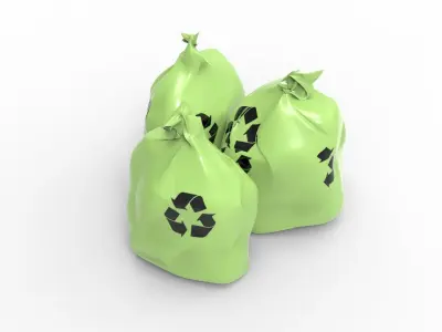 RUBBISH GREEN 3D model