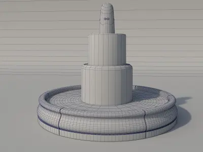 Fountain 3D model shop
