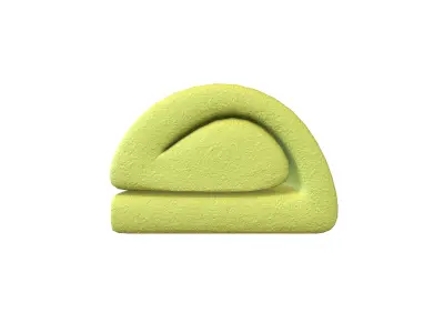 Dadar Gulung v1 002 Low-poly 3D model