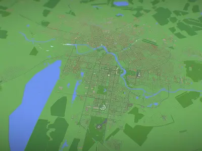 Astana city 3D model