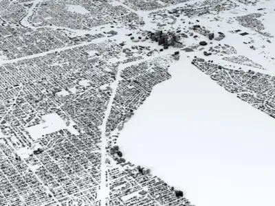 Tampa Streets and Buildings 3D model