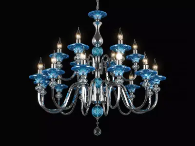 699184 Azzurro Osgona Chandelier 3D model