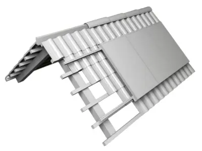 Solar Panel Roof 3D model