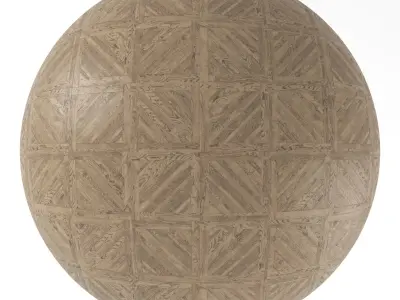 Parquet - Laminate - Wooden floor 4 in 1 3D model 17