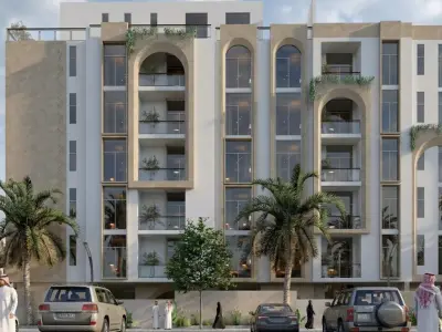 3D Exterior Facade Eastern Province Dammam KSA 3D model