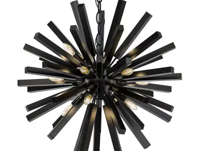 Lawrence starburst pendant light - starburst pendant light - ... 3D model