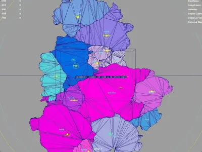 Corum  Black Sea Region  Turkey map region geography political 3D model
