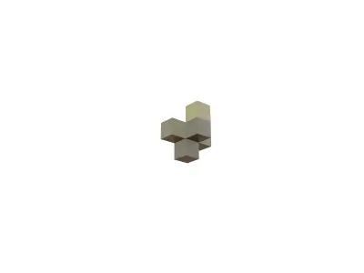 Voxel Grass v1 001 Low-poly 3D model