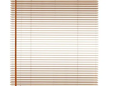 Wooden Curtain Low-poly 3D model