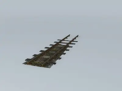 Eco Rail Narrow Gauge Old Steam Days Free 3D model