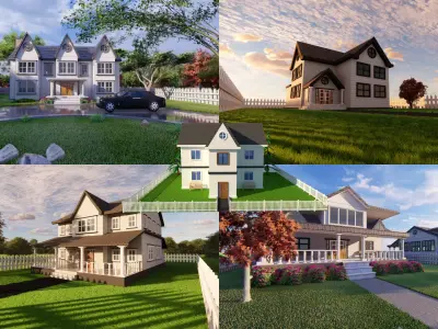 3D Villa Pack