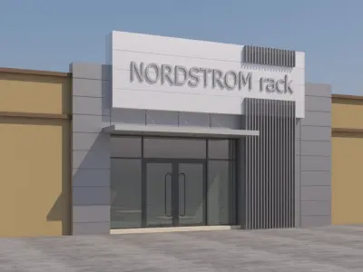 American Store  Market 3D model