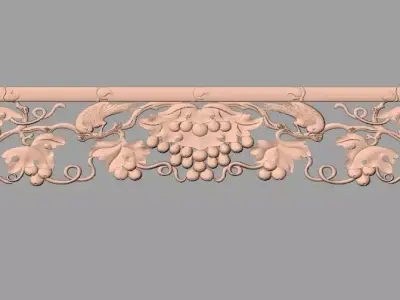 Artcam Aspire 3D relief models STL Files used for CNC E625 3D model