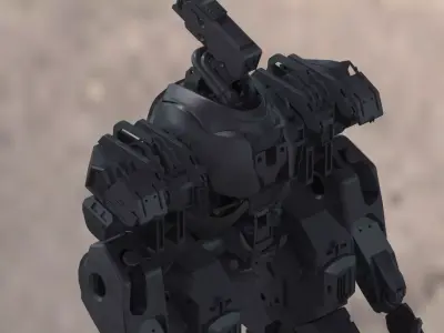 mech robot Grans scifi automat  3D model