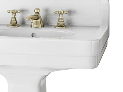 Waterworks Alden on pedestal 3D model