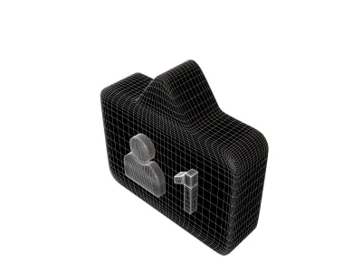 Socail Media Follower v2 001 Low-poly 3D model