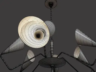 TWELVE Light chandelier 3D model