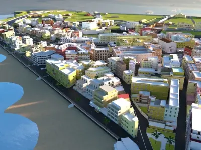 City Pack 00 3D model