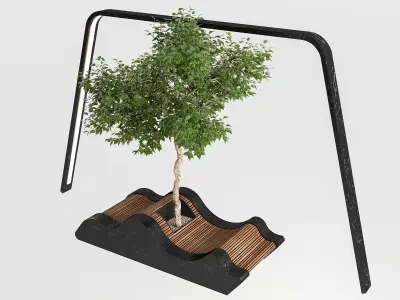 Urban seating  3D model