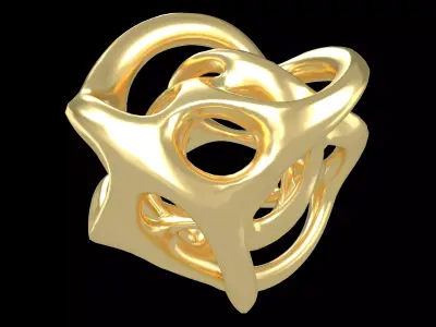 Abstract Shape v40 001 Low-poly 3D model