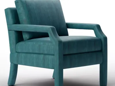 Delaney Chair Low-poly 3D model