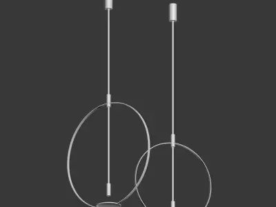 Magnifier Celing Pendant Lamp Formafantasma 3D model