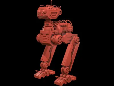 Robot 1- Only Mesh 3D model