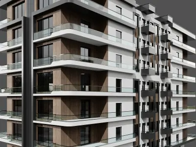 RESIDENTIAL BUILDING NO86 A 3D model