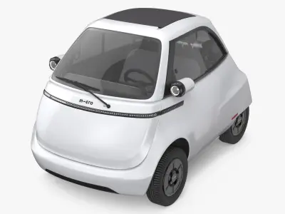  Microlino Urban Electric Microcar White 