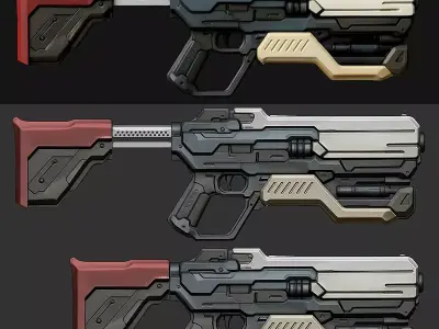 Gun Sci Fi J182004 3D model