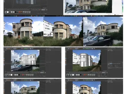 1960 Architecture House 3D model