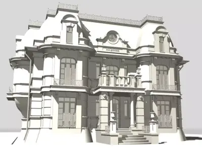 Baroque House 3D model