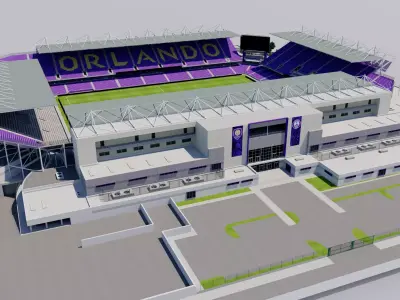 Orlando City Stadium -  InterandCo Stadium - Orlando  USA 3D model