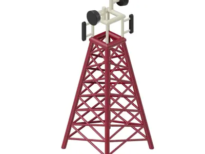 Baby Telecommunication Tower Toy 3D model