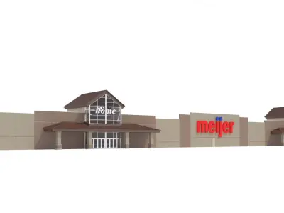 Retail-003-Meijer store 3D model