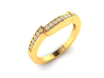 Women Solitaire Engagement Wedding Ring 3D print model purchase