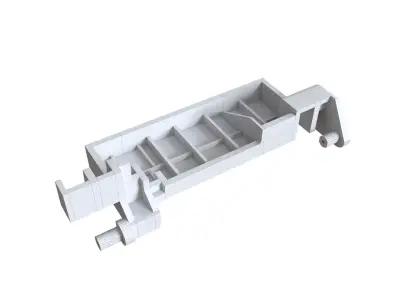 Door button for microwave 3D print model