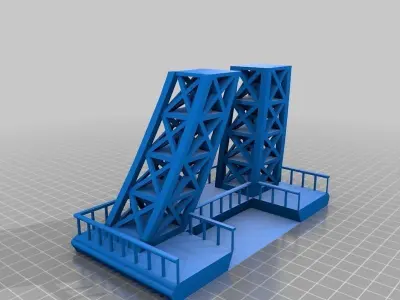 615 mm Eiffel Tower Free 3D print model