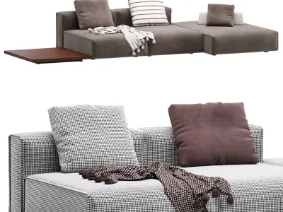 Niveaux Modular Sofa By Lema 3D model