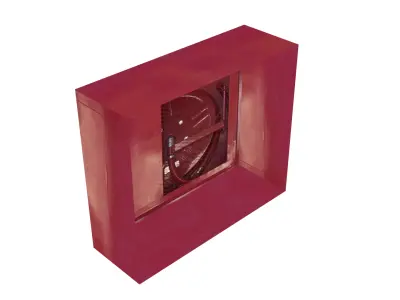 Fire Hose Low Poly Free low-poly 3D model