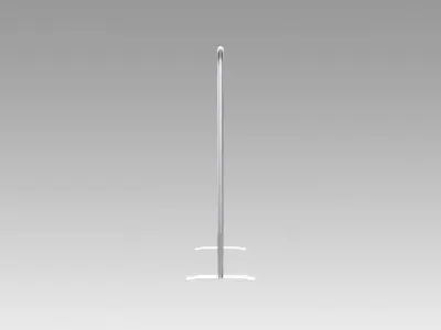 Fencing in the Moscow metro 3D model