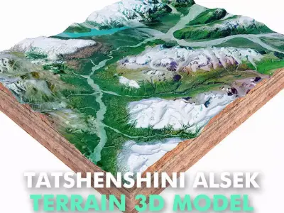 Tatshenshini Alsek Canada 3D model