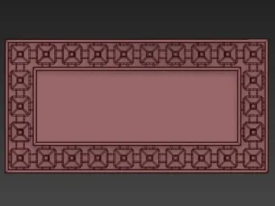 Wall mirror 16 3D model