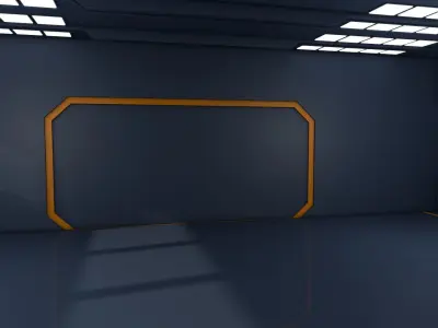 Sci Fi Warehouse 3D model