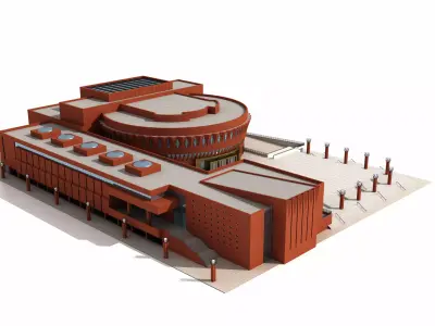 New Tsinghua Auditorium 3D model